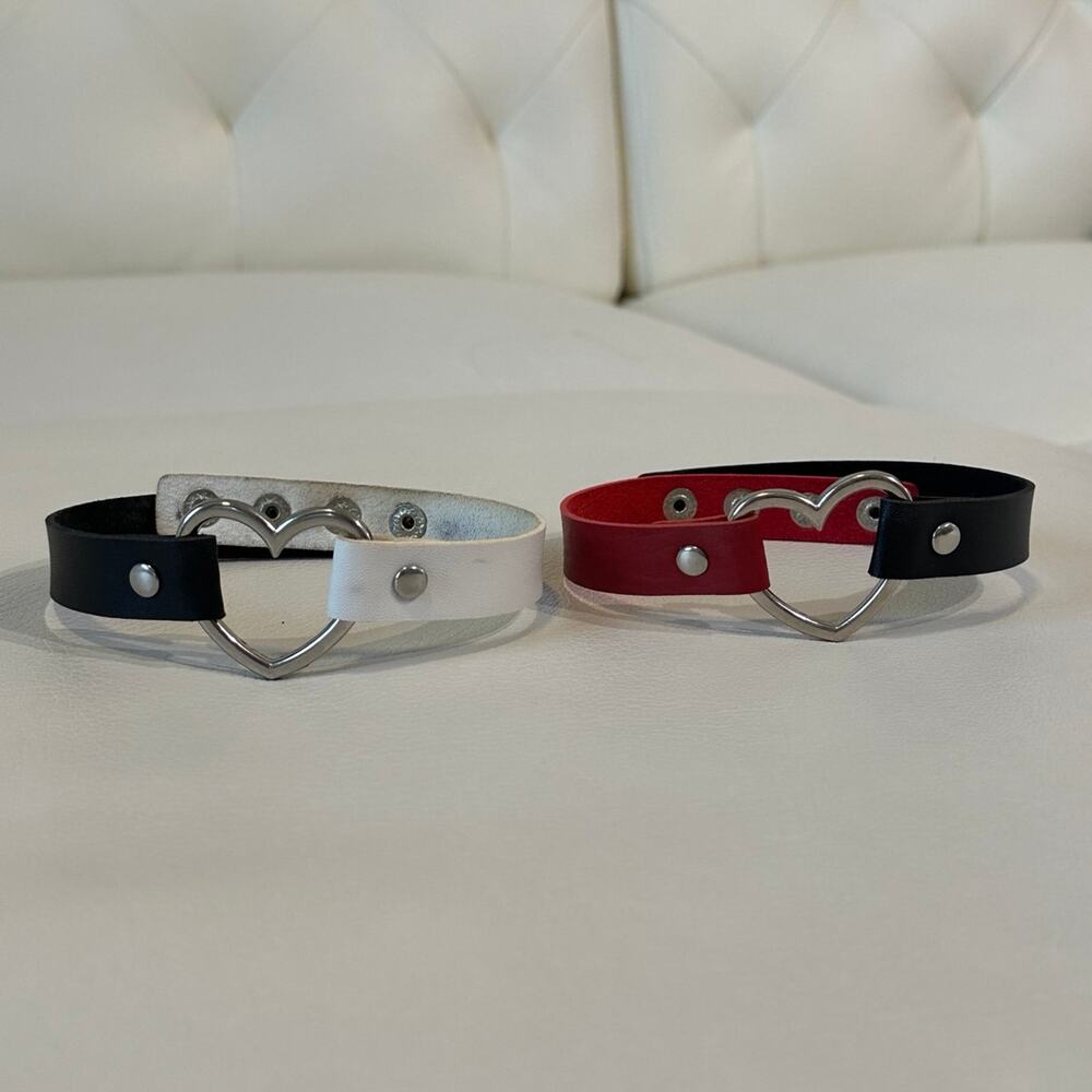 Heart Choker Necklaces Bundle